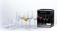 Ritzenhoff & Breker Rotweinglas Rumba Burgunder 650 ml 820331, Glas, Feiner...