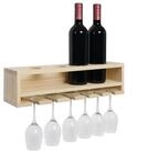 MCW Weinregal MCW-P21, Platzsparende Wandbar