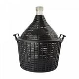 ich-zapfe Glas Glasflasche, Glasballon15L normale &Ouml;ffnung mit Korb