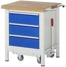RAU Werkbank Rau Werkbank mit absenkbarem Fahrgestell Modell 8157 B 750 x T 700...