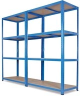 BRB-Lagertechnik Schwerlastregal Schwerlastregal/Komplettregal, 2 x 4 B&ouml;den,...