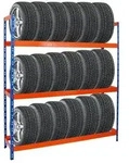 PROREGAL&reg; Schwerlastregal Reifenregal R&auml;derregal TIGER XL 900kg Gesamtlast...