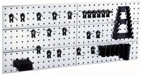 raaco Lochwand raaco 109642 Werkzeughaken Lochpaneel x 2 + 28 Clips (B x H x T)...