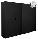 PROREGAL&reg; Mehrzweckschrank Mega Deal Fl&uuml;gelt&uuml;renschrank ELEPHANT (2-St)...