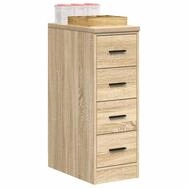 vidaXL Werkzeugschrank Garagen-Aufbewahrungsschrank Sonoma-Eiche Massivholz...
