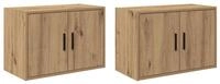 vidaXL Werkzeugschrank Garagen-Wandschr&auml;nke 2 Stk. Artisan-Eiche Holzwerkstoff