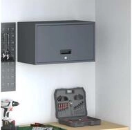 vidaXL H&auml;ngeschrank Wandschrank f&uuml;r die Garage mit Gasdrucklift-T&uuml;r Anthrazit