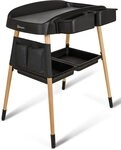 BabyGo Wickeltisch ChangeMe, schwarz, Made in Europe