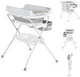 Cangaroo Babybadewanne Babywanne Wickeltisch Como, faltbar, Wickelauflage,