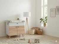 arthur berndt Wickelkommode Lovis, abnehmbarer Wickelaufsatz, Soft-Close,