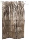 DESIGN DELIGHTS Paravent RAUMTEILER NATURE, grau 160x120cm(LxB) Weide Paravent