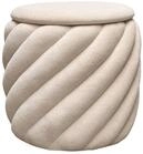 Lookway Hocker NOEL Gepolsterter Pouf mit Stauraum &ndash; Aufklappbarer Sitzhocker...