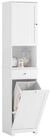 SoBuy Badkommode BZR216, Badezimmerschrank, 4-in-1 Hochschrank,...