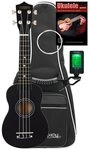 Classic Cantabile Ukulele US-50, Sopranukulele, Starter-Set, inkl. Tasche,