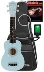 Classic Cantabile Ukulele US-50, Sopranukulele, Starter-Set, inkl. Tasche,
