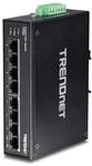 Trendnet TI-PG80 8-Port Geh&auml;rteter Industrieller Gigabit PoE+ DIN-Rail Switch