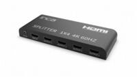 INCA HDMI-Splitter IHSK-460, 4K HDMI Splitter 1x4 mit HDR- und 60 Hz-Unterst&uuml;tzung