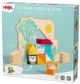 Haba Steckpuzzle Stapel-Legespiel Bauspa&szlig;, Puzzleteile, Puzzle zum Stecken,