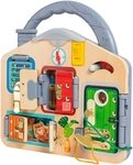 Hape Lernspielzeug E1111 Spiele-Tafel Schloss & Schl&uuml;ssel