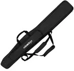relaxdays Angelrutentasche Gro&szlig;e Angeltasche Rutentasche 5 F&auml;cher, schwarz, 150 cm