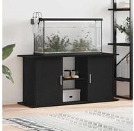 vidaXL Aquariumunterschrank Aquariumst&auml;nder Schwarz Eichen-Optik 121x41x58 cm