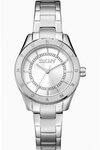 DKNY Quarzuhr DKNY DK1L018M0015 Damenuhr Chambers Sport Silver 30mm 5ATM DKNY