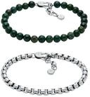 Fossil Armband Set Schmuck Geschenk Edelstahl Armschmuck JEWELRY (Set, 2-tlg), mit