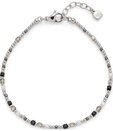 LEONARDO Edelstahlarmband Leonardo Damen-Armband Edelstahl Glasstein, Modern