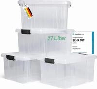 Novaliv Aufbewahrungsbox 30536+4xTRA (4 St), Novaliv 4x Aufbewahrungsboxen mit Deckel