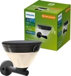 Philips LED Au&szlig;en-Wandleuchte Outdoor Solar Kyna, Abschaltautomatik,