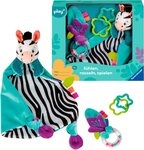 Ravensburger Greifspielzeug Play+ F&uuml;hlen, rasseln, spielen (Geschenk-Set: Zebra)