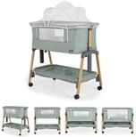 Cangaroo Komplettbett Babybett, Beistellbett Adoro, verstellbar, Matratze,