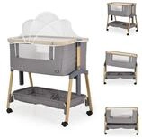 Cangaroo Komplettbett Beistellbett Amo Matratze, h&ouml;henverstellbar, Moskitonetz,
