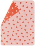 Babydecke Plaid Carla 'Herzen' 70 x 90 cm, DAVID FUSSENEGGER