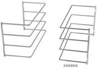 SO-TECH&reg; Schrankeinsatz Backblechhalterung zum Einbau in 60 cm breiten
