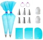 Intirilife Spritzbeutel (Set, 15-tlg., 2 Spritzbeutel, 2 Verschl&uuml;sse, 6 T&uuml;llen, 2