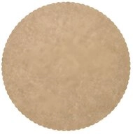 PAPSTAR Tortenplatte 500 x Tortenunterlagen Pappe pure &Oslash; 28 cm braun mit gezacktem