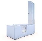 AcquaVapore Komplettdusche Seniorendusche Wanne Whirlpool S12D-WP-L-ALL 170x85 cm,