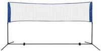 vidaXL Badmintonnetz, Vollexballnetz-Set mit Federb&auml;llen 300 x 155 cm