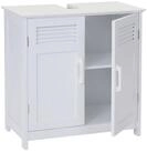 MCW Waschbeckenunterschrank MCW-A85-u Magnetischer T&uuml;rverschluss, Aussparung