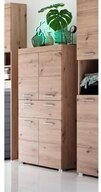 trendteam Stauraumschrank Schrank Mehrzweckschrank Hochschrank M&ouml;bel Braun