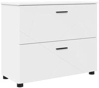 vidaXL Badezimmerspiegelschrank Badezimmerschrank Wei&szlig; 76,5 x 35 x 64 cm