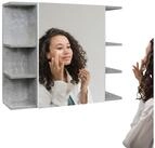 Stabilo Sanit&auml;r H&auml;ngeschrank Spiegelschrank "Manni" Marmor Optik 6 Seitenfl&auml;chen