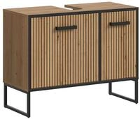 xonox.home Waschbeckenunterschrank Bagno in Artisan Oak Nachbildung B/H/T: 80x63x36