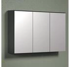 trendteam Spiegelschrank Spiegel Schrank Badspiegel Badezimmerschrank Anthrazit