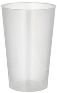 PAPSTAR Mehrwegbecher Mehrweg-Trinkbecher PP 0,3 l &Oslash; 7,8 cm, 11,8 cm transluzent 150