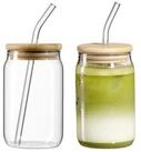 Ritzenhoff & Breker Glas Zen Trinkgl&auml;ser-Set 400 ml 2er Set, 2-tlg., Glas, Holz