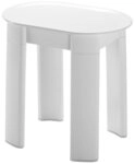 Gedy Dusch- und Badhocker TETRA Badstuhl 42x41x27cm, wei&szlig;, Gedy-2872