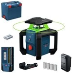 BOSCH Punkt- und Linienlaser GRL 18V-3-31G, Rotationslaser Ohne Akku - in L-BOXX 374