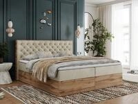MKS M&Ouml;BEL Boxspringbett ALBERO 3 (Packung, Set, Topper T25/Visco, T30-Schaum,